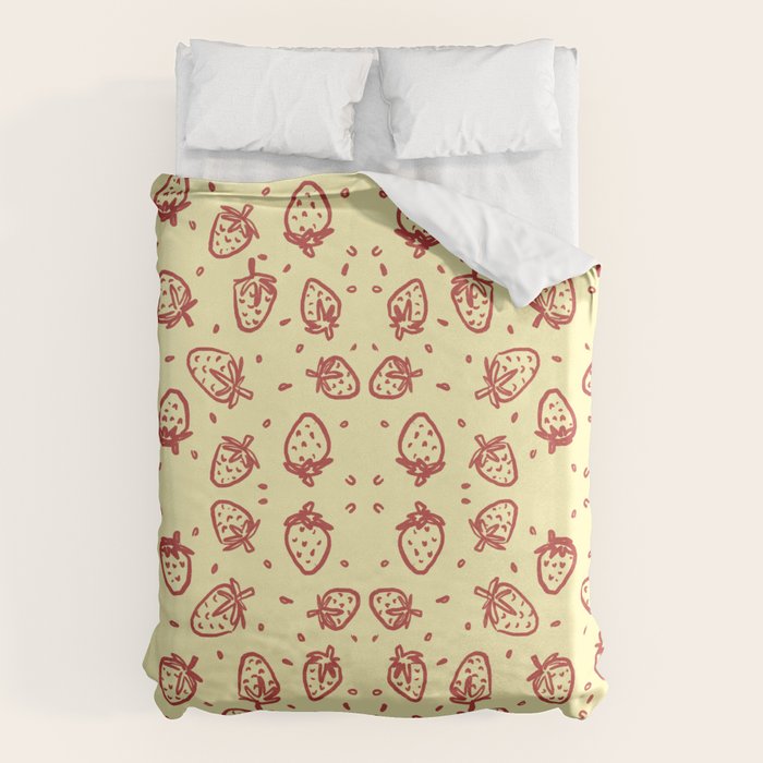 Strawberry Sundae Duvet Cover