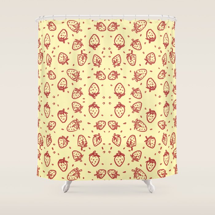 Strawberry Sundae Shower Curtain Gallery Image 1