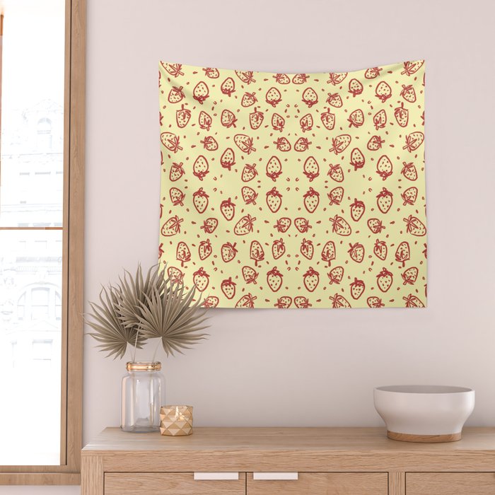 Strawberry Sundae Wall Tapestry Gallery Image 2
