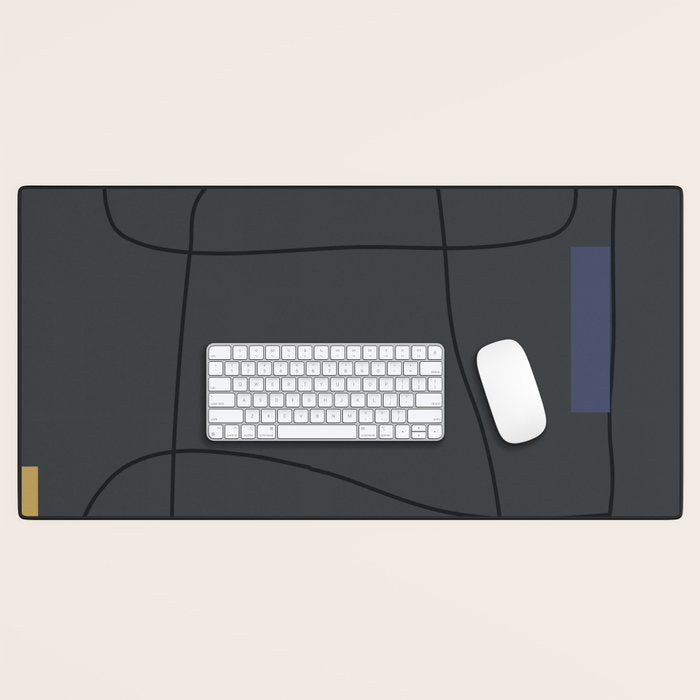 Minimal Geometric 61 Desk Mat