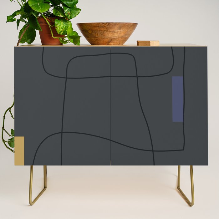 Minimal Geometric 61 Credenza Gallery Image 1