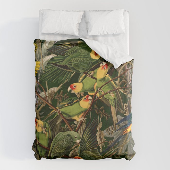 Floral and Birds XXXVI Duvet Cover Gallery Image 6