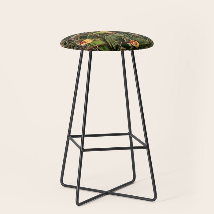 Floral and Birds XXXVI Stool Gallery Image 1