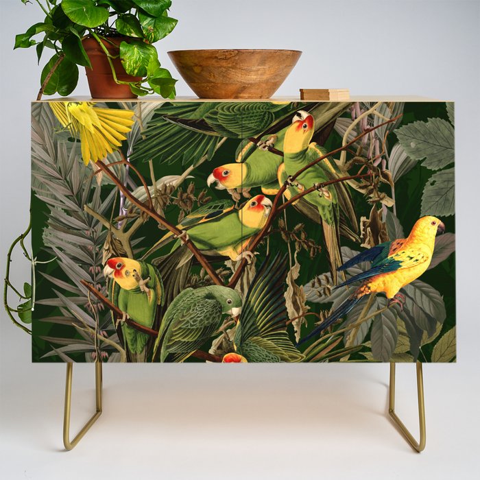 Floral and Birds XXXVI Credenza Gallery Image 1