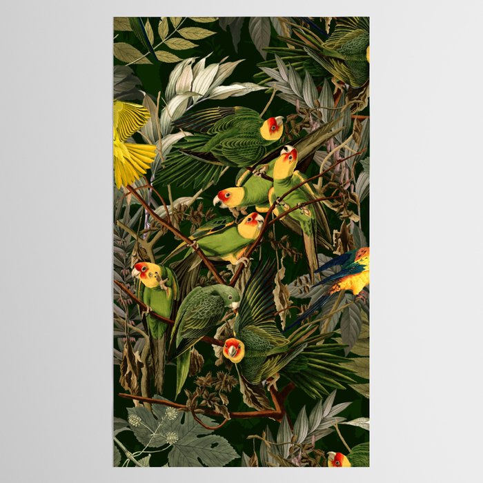 Floral and Birds XXXVI Tablecloth Gallery Image 2