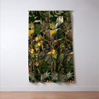 Floral and Birds XXXVI Window Curtain Gallery Image 3