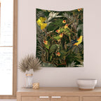 Floral and Birds XXXVI Wall Tapestry Gallery Image 2