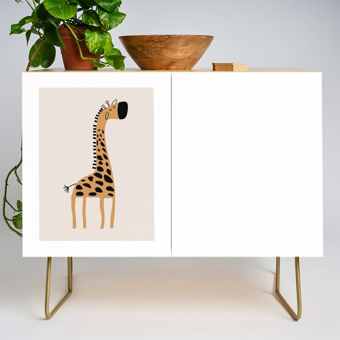 Nursery Wall Art, Safari Nursery Prints, Neutral Nursery Decor, Giraffe  Print Credenza Gallery Image 1
