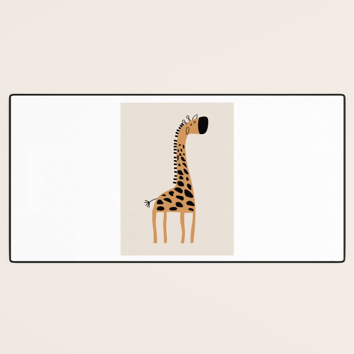 Nursery Wall Art, Safari Nursery Prints, Neutral Nursery Decor, Giraffe  Print Desk Mat Gallery Image 3