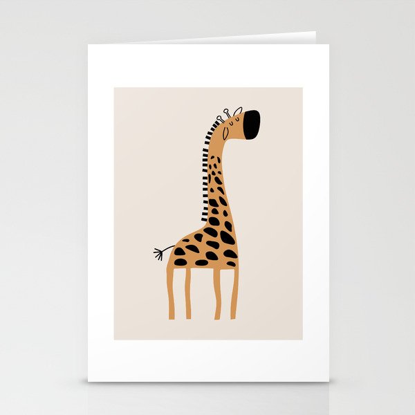 Nursery Wall Art, Safari Nursery Prints, Neutral Nursery Decor, Giraffe  Print Stationery Card Gallery Image 1