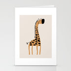 Nursery Wall Art, Safari Nursery Prints, Neutral Nursery Decor, Giraffe  Print Stationery Card Gallery Image 2