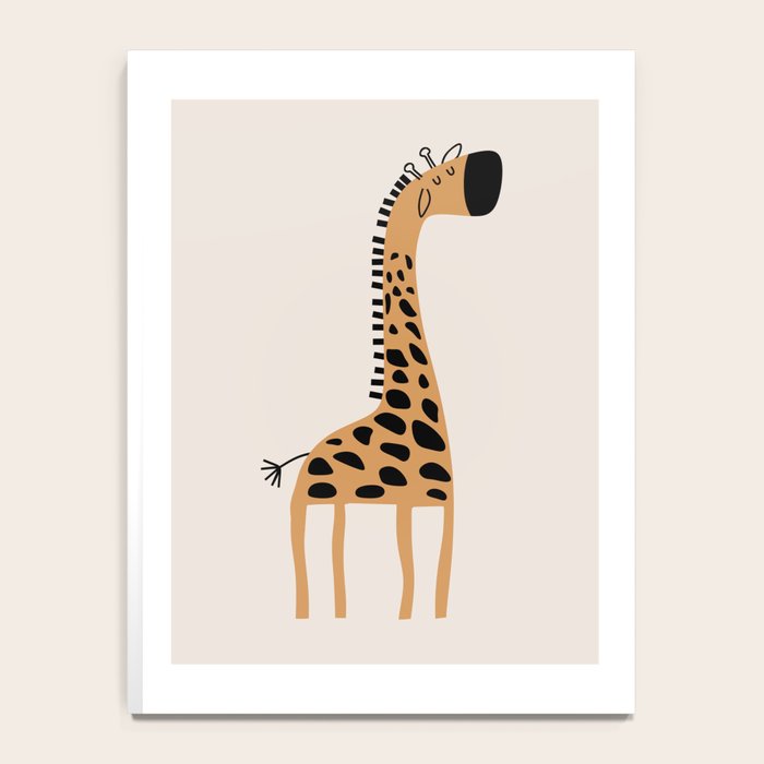Nursery Wall Art, Safari Nursery Prints, Neutral Nursery Decor, Giraffe  Print Notebook Gallery Image 4
