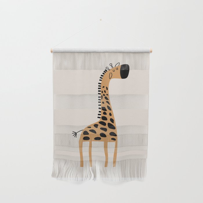 Nursery Wall Art, Safari Nursery Prints, Neutral Nursery Decor, Giraffe  Print Wall Hanging Gallery Image 1