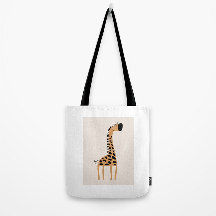 Nursery Wall Art, Safari Nursery Prints, Neutral Nursery Decor, Giraffe  Print Tote Bag Gallery Image 2