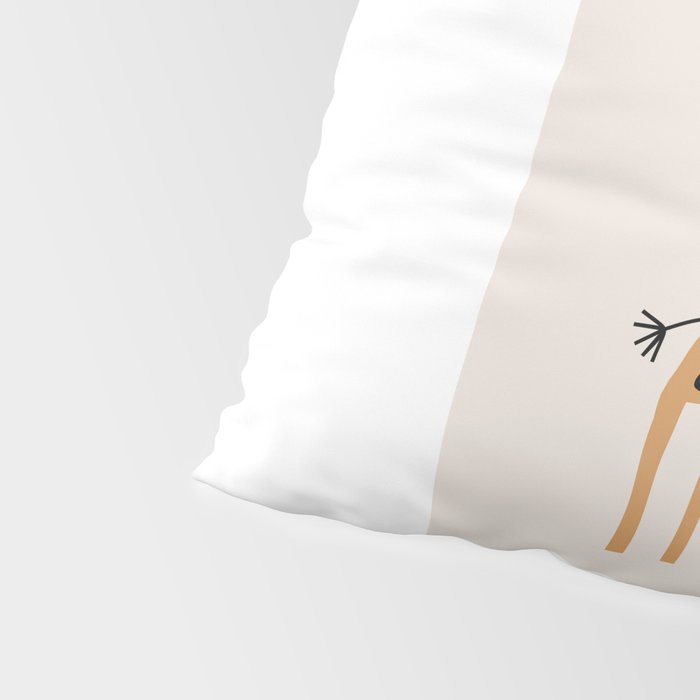 Nursery Wall Art, Safari Nursery Prints, Neutral Nursery Decor, Giraffe  Print Pillow Sham Gallery Image 4