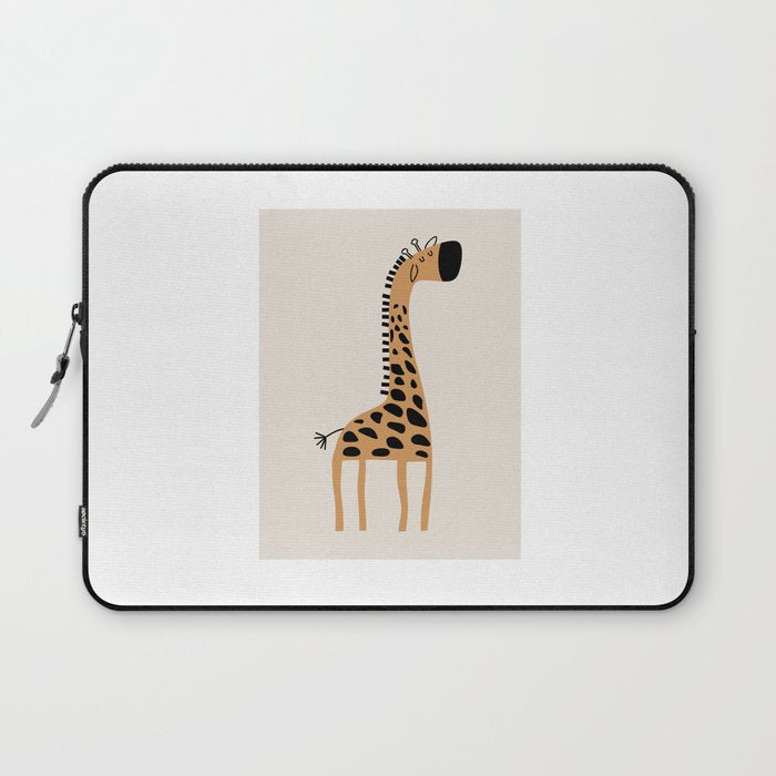 Nursery Wall Art, Safari Nursery Prints, Neutral Nursery Decor, Giraffe  Print Laptop Sleeve Gallery Image 1
