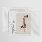 Nursery Wall Art, Safari Nursery Prints, Neutral Nursery Decor, Giraffe  Print Placemat Gallery Image 1