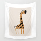 Nursery Wall Art, Safari Nursery Prints, Neutral Nursery Decor, Giraffe  Print Wall Tapestry Gallery Image 4