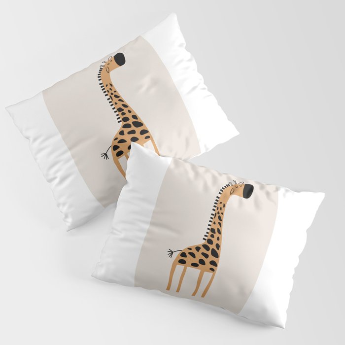 Nursery Wall Art, Safari Nursery Prints, Neutral Nursery Decor, Giraffe  Print Pillow Sham Gallery Image 1