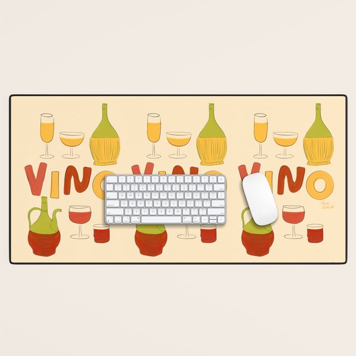 Vino Italian Wine Desk Mat Gallery Image 1