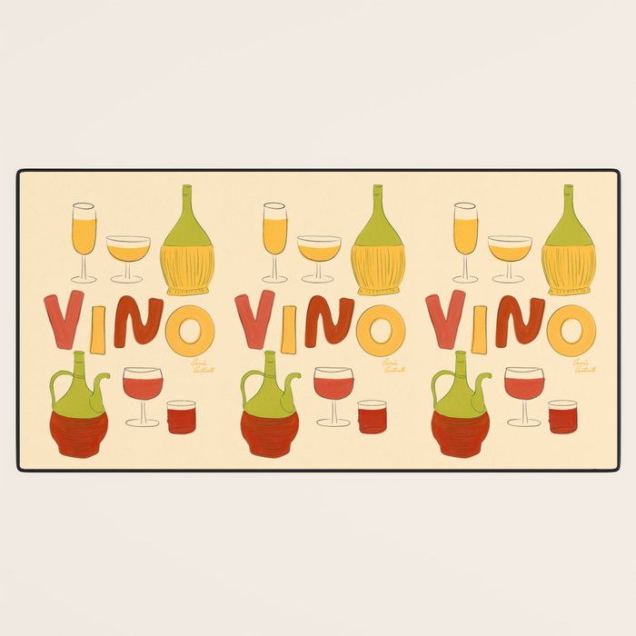 Vino Italian Wine Desk Mat Gallery Image 3