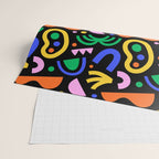 Creative colorful organic shape art pattern Wrapping Paper Gallery Image 2