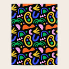 Creative colorful organic shape art pattern Poster Gallery Image 4
