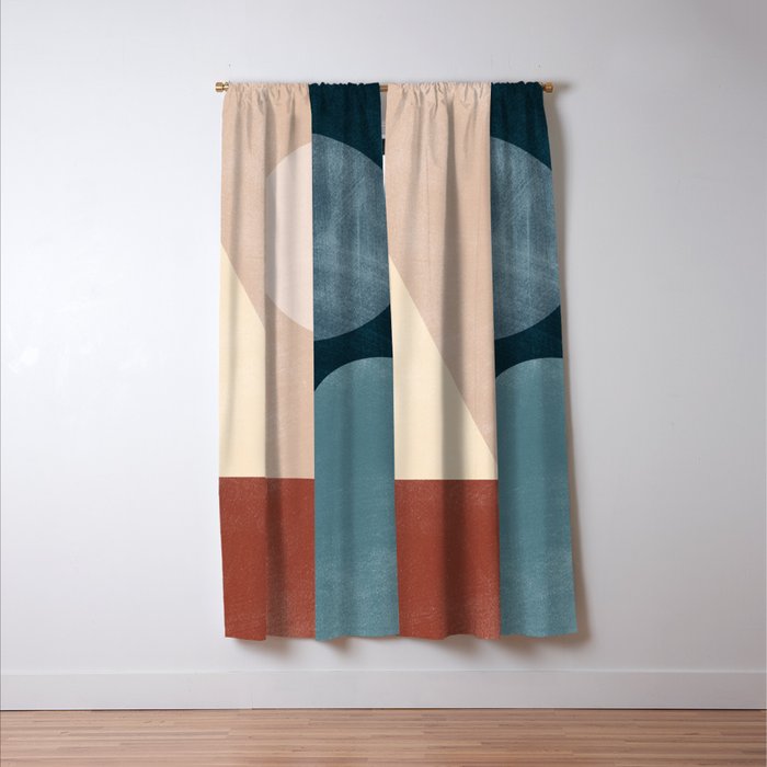 Abstract Geometric 20 Window Curtain Gallery Image 3