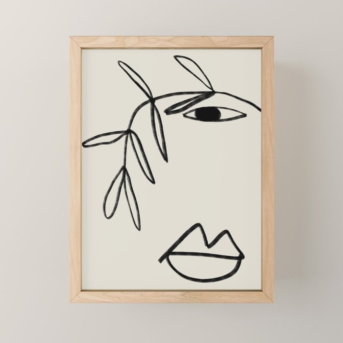PLANT PORTRAIT Mini Art Print Gallery Image 1