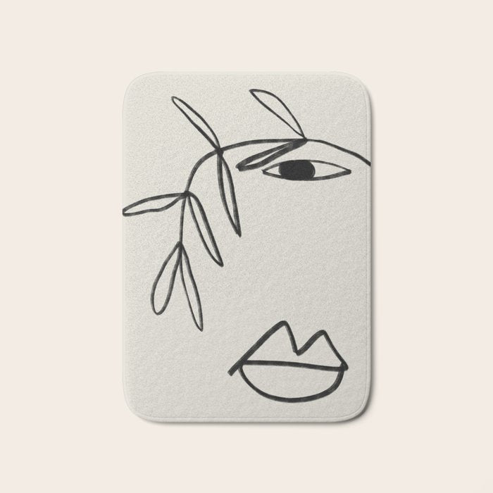 PLANT PORTRAIT Bath Mat Gallery Image 1