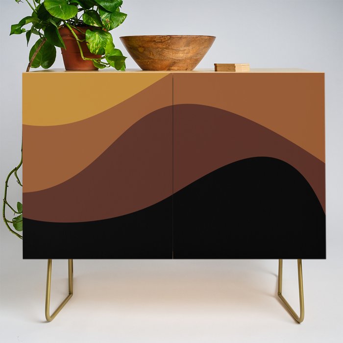 Abstract Color Waves XXVII Credenza Gallery Image 1