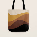 Abstract Color Waves XXVII Tote Bag Gallery Image 1