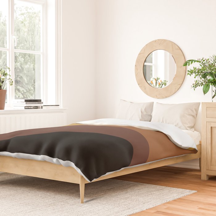 Abstract Color Waves XXVII Duvet Cover Gallery Image 2