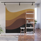 Abstract Color Waves XXVII Wall Mural Gallery Image 1