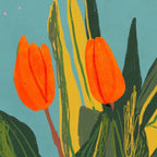 Red tulips in a vase Coffee Mug Gallery Image 2