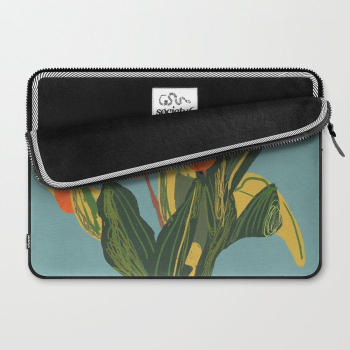 Red tulips in a vase Laptop Sleeve Gallery Image 2