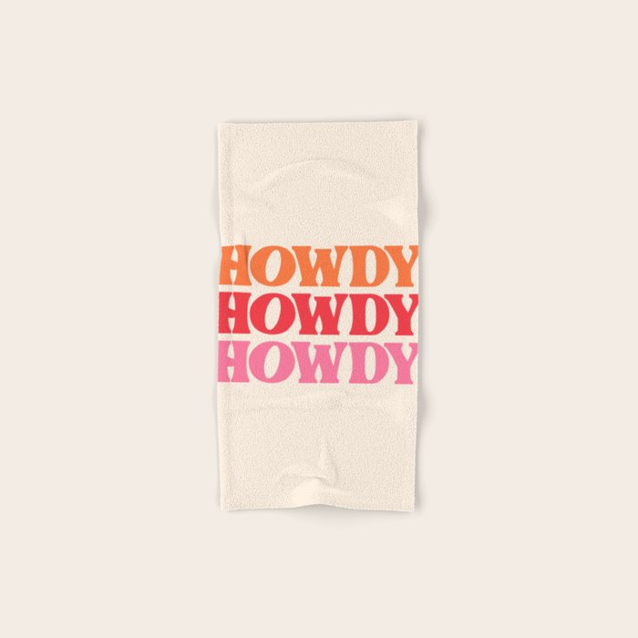 Howdy  Bath Towel Gallery Image 1