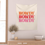 Howdy  Wall Tapestry Gallery Image 2