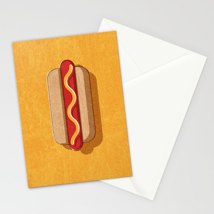 FAST FOOD / Hot Dog Stationery Card Gallery Image 2