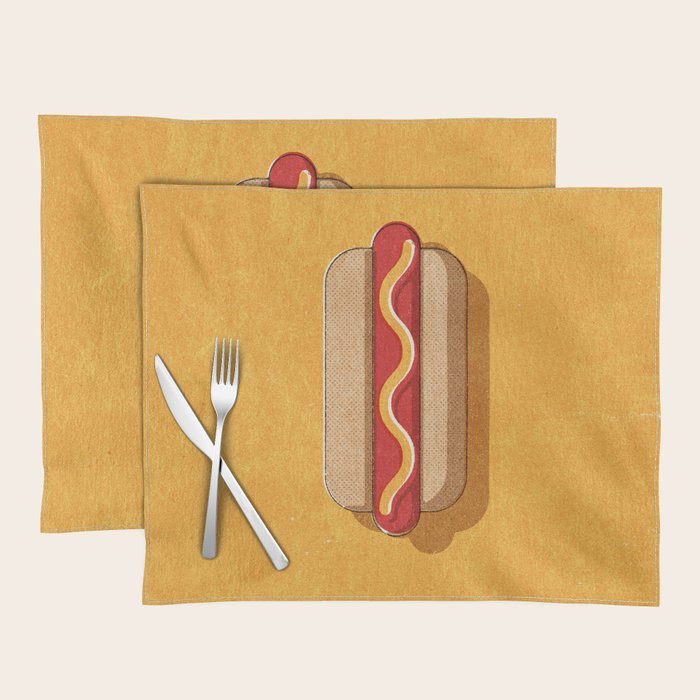 FAST FOOD / Hot Dog Placemat Gallery Image 1