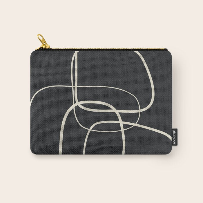 Abstract Lines 01 Carry All Pouch Gallery Image 1