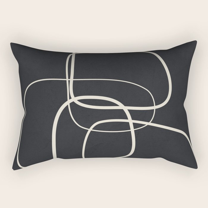 Abstract Lines 01 Rectangular Pillow Gallery Image 1