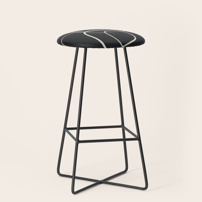 Abstract Lines 01 Stool Gallery Image 1