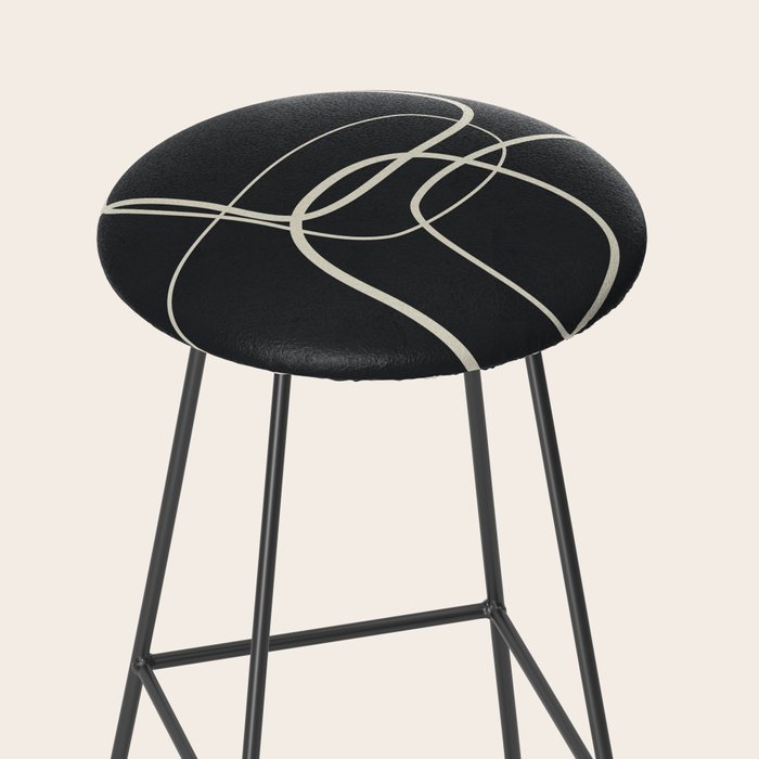 Abstract Lines 01 Stool Gallery Image 2