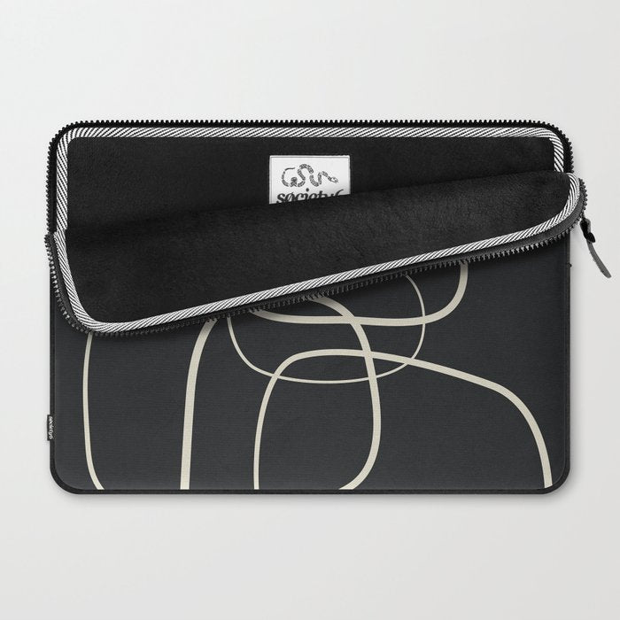 Abstract Lines 01 Laptop Sleeve Gallery Image 2
