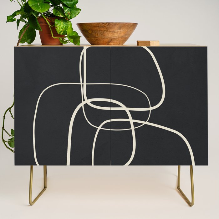 Abstract Lines 01 Credenza Gallery Image 1