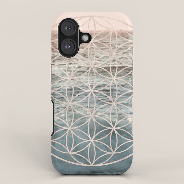 Mandala Flower of Life Sea iPhone Case Gallery Image 1