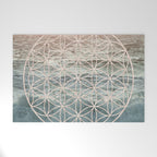 Mandala Flower of Life Sea Welcome Mat Gallery Image 1