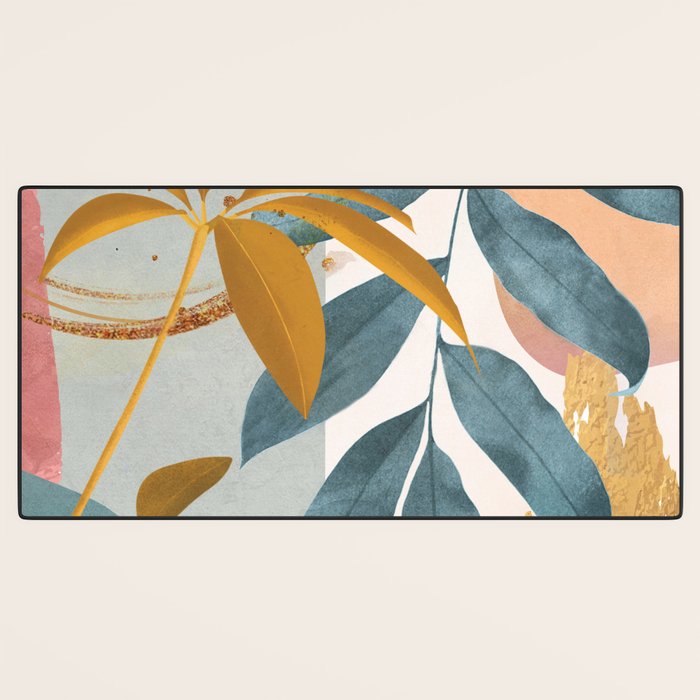 Abstract Tropical Art XIII Desk Mat Gallery Image 3