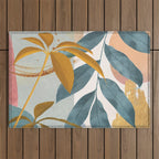 Abstract Tropical Art XIII Outdoor Rug Gallery Image 1